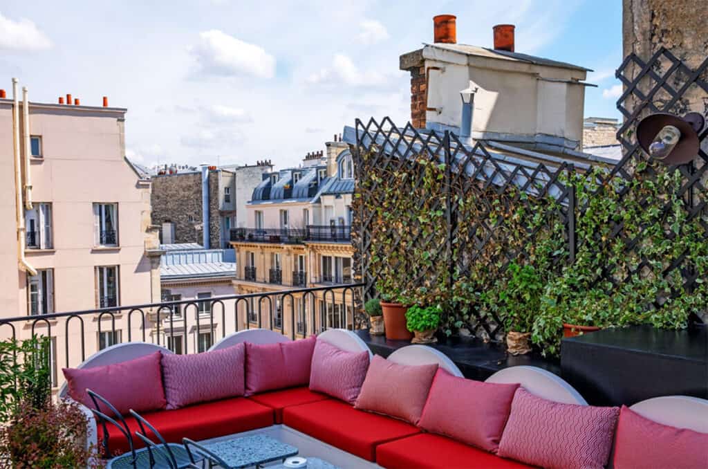 The Shed atop Hotel Grands Boulevards