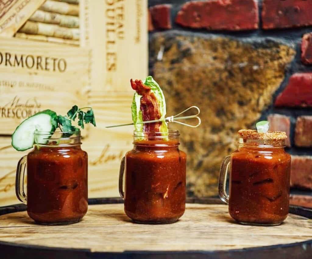 Violette's Cellar bloody Mary's