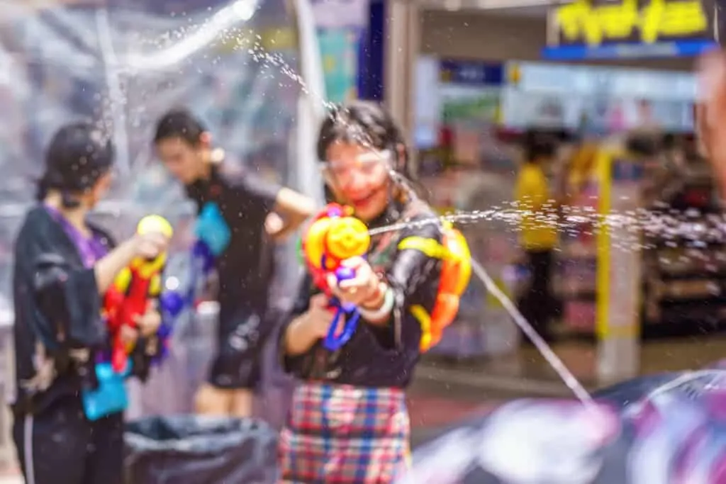 Songkran Festival water guns
