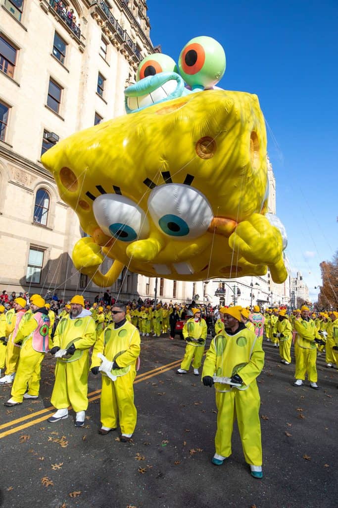 Sponge Bob helium balloon is ready