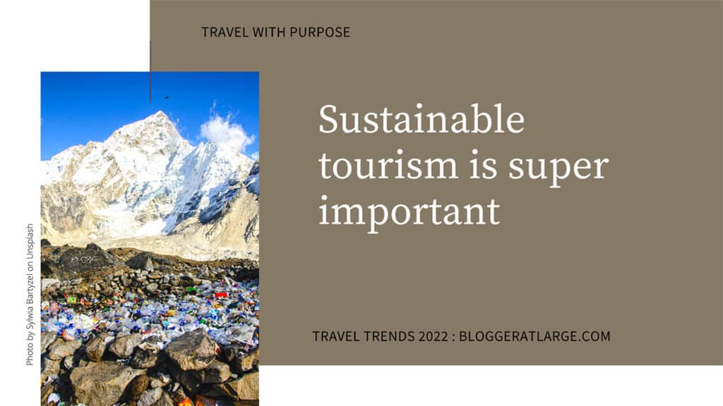Sustainable travel trend 2022