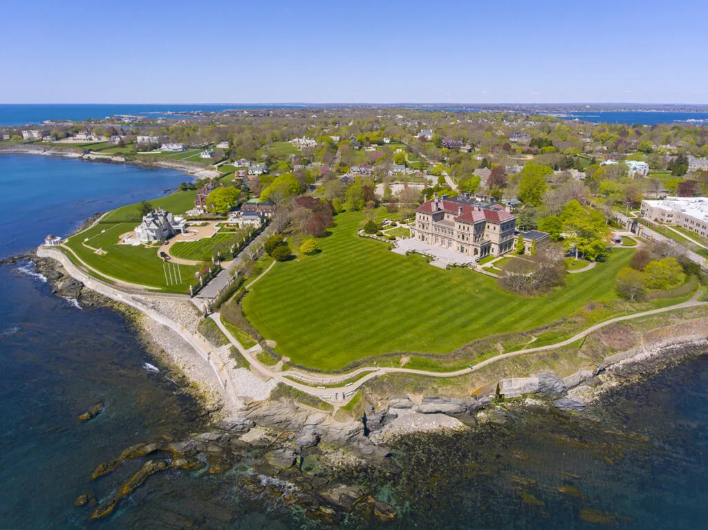 The Breakers and cliff walk, Rhode Island