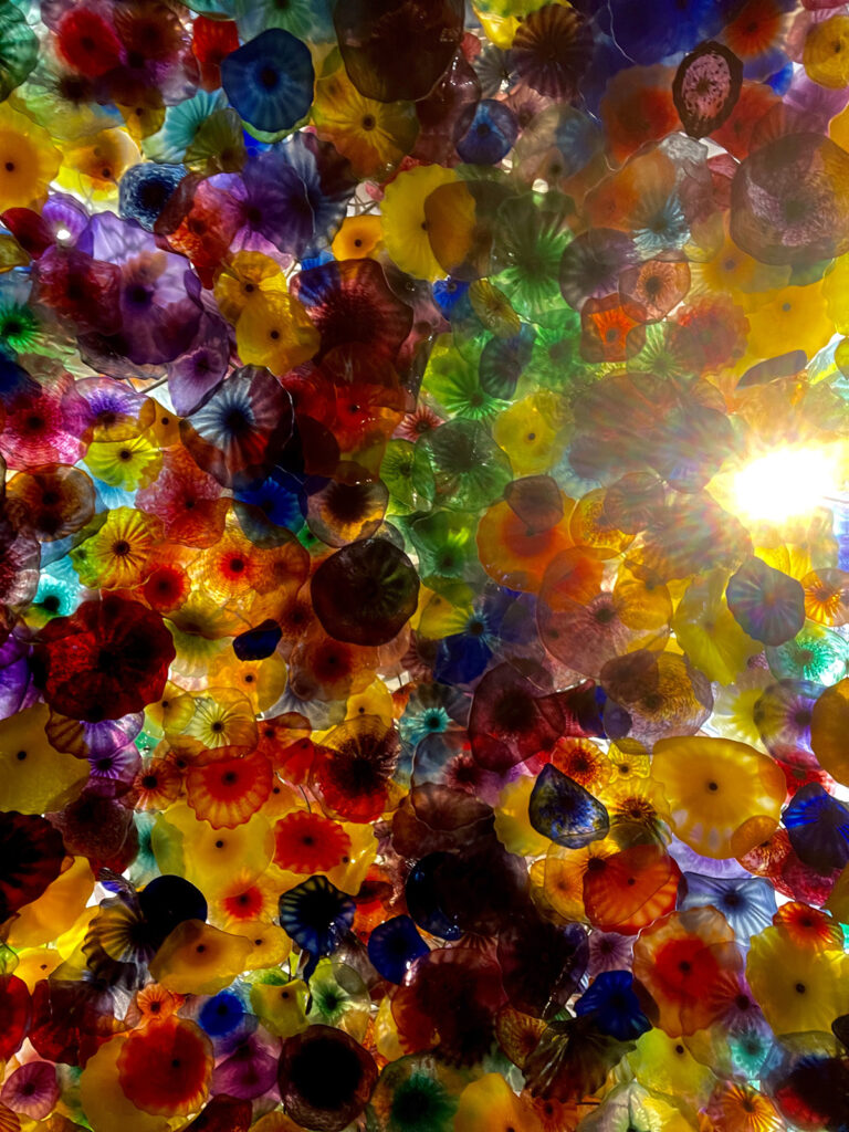 glass ceiling at Bellagio