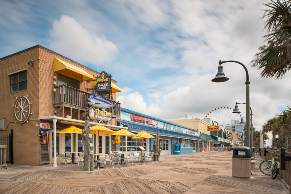 Restaurants on Myrtle Beach boardwalk