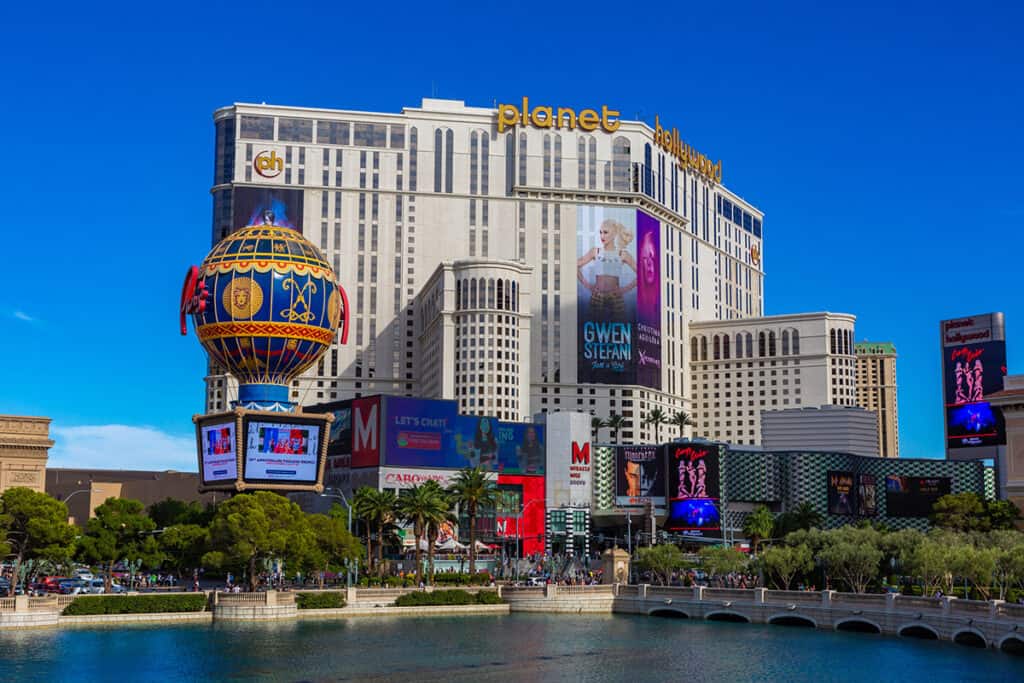 The Miracle Mile Shops under Planet Hollywood Hotel.