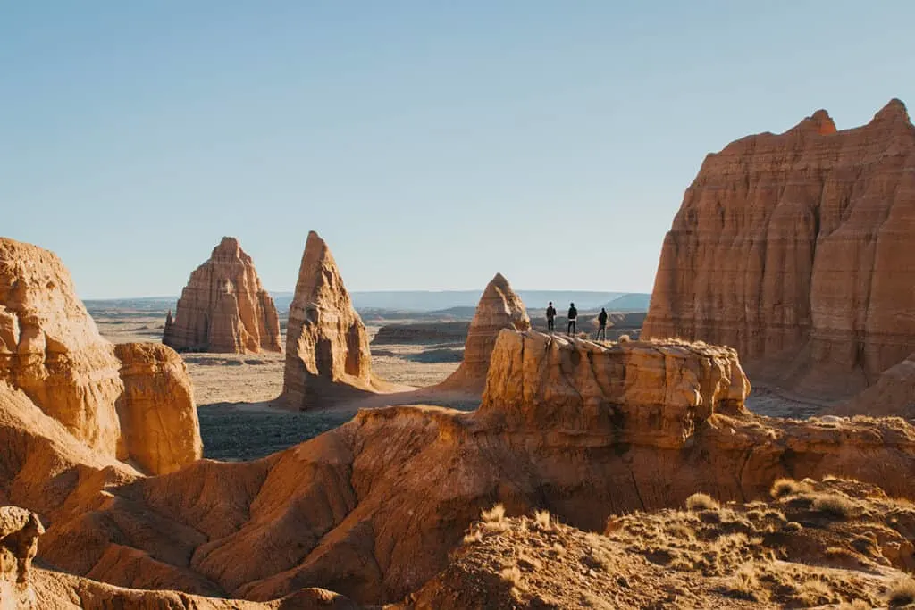 Hiking in Cathedral Valley, Capitol Reef, Utah