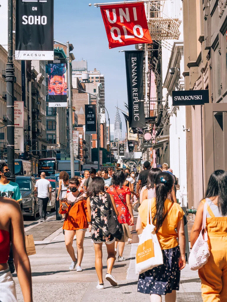 Shopping in Soho