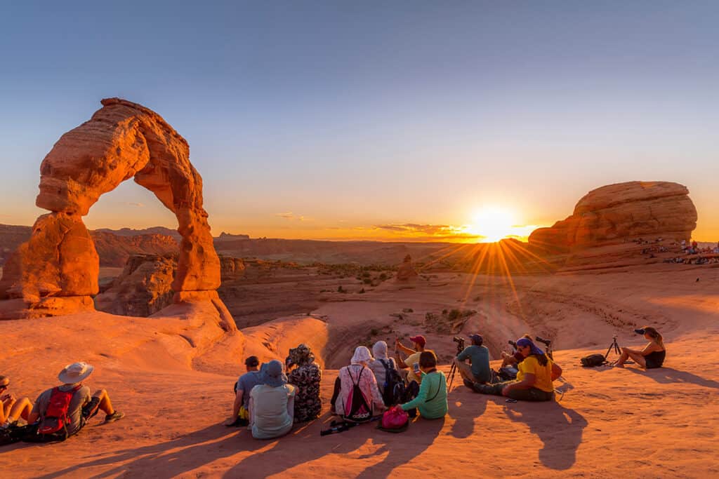 Sunrise at the Arches, Moab Utah