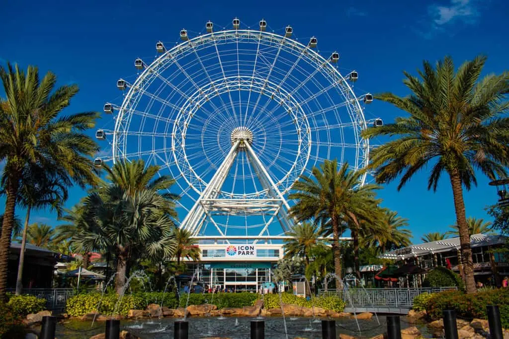 Views of Orlando from the top of the Eye!