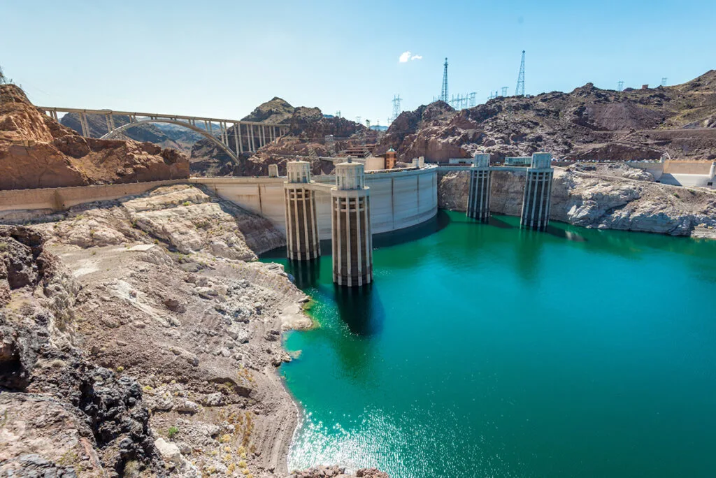 The upper Hoover Dam