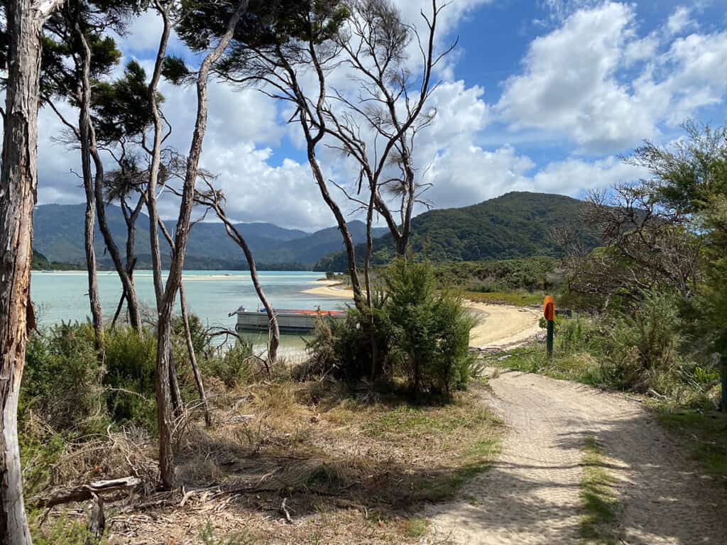 High tide lagoon