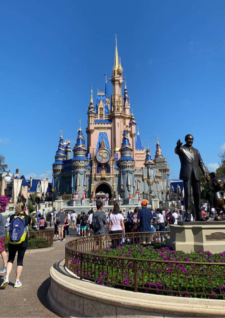 Disney World castle's 50th birthday