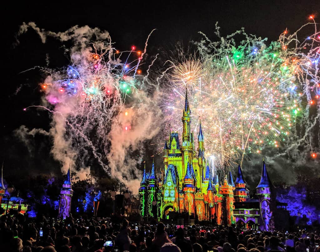 Disney World nightly fireworks