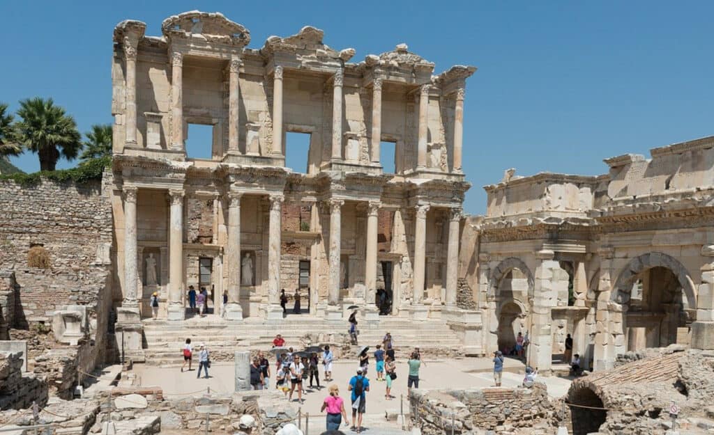 The famous library facade, Ephesus