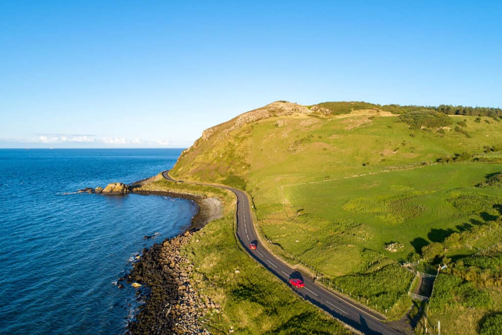 Antrim Coast Road near Ballygalley Head