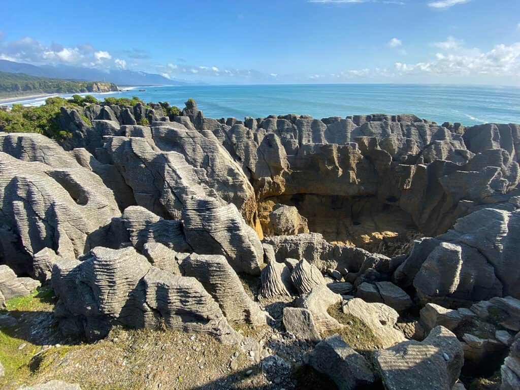 Punakaiki blow hole