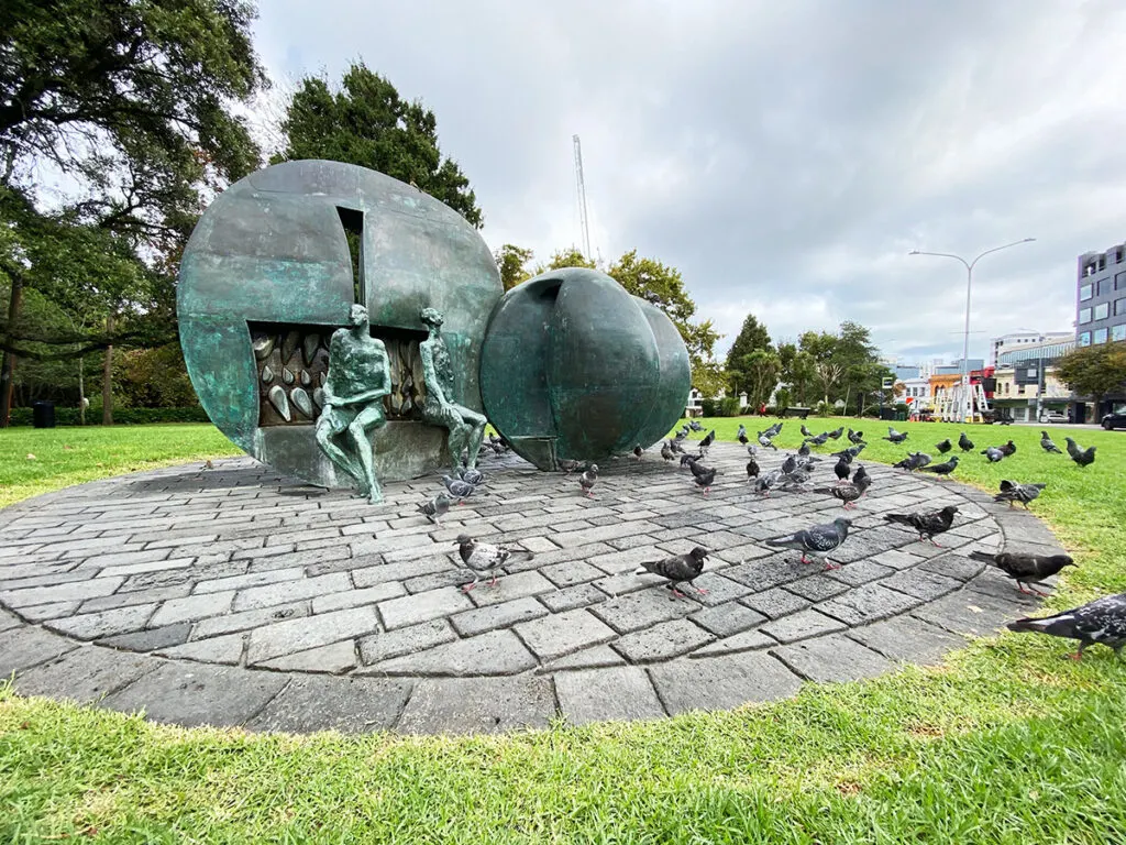 Karangahape Rocks sculpture