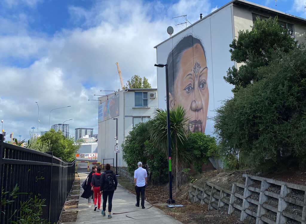 "Hine", this mural is part of our walking art tour