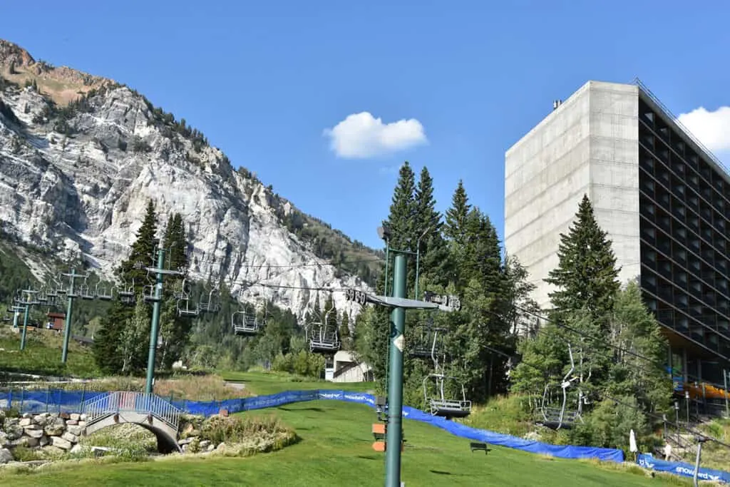 Chairlift at Snowbird