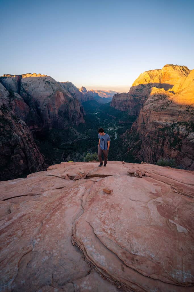 Angel's Landing at sunrise