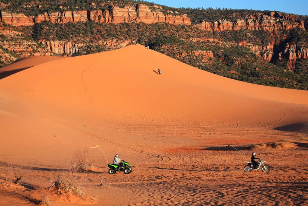 ATVs at Coral Pink Sand Dunes State Park