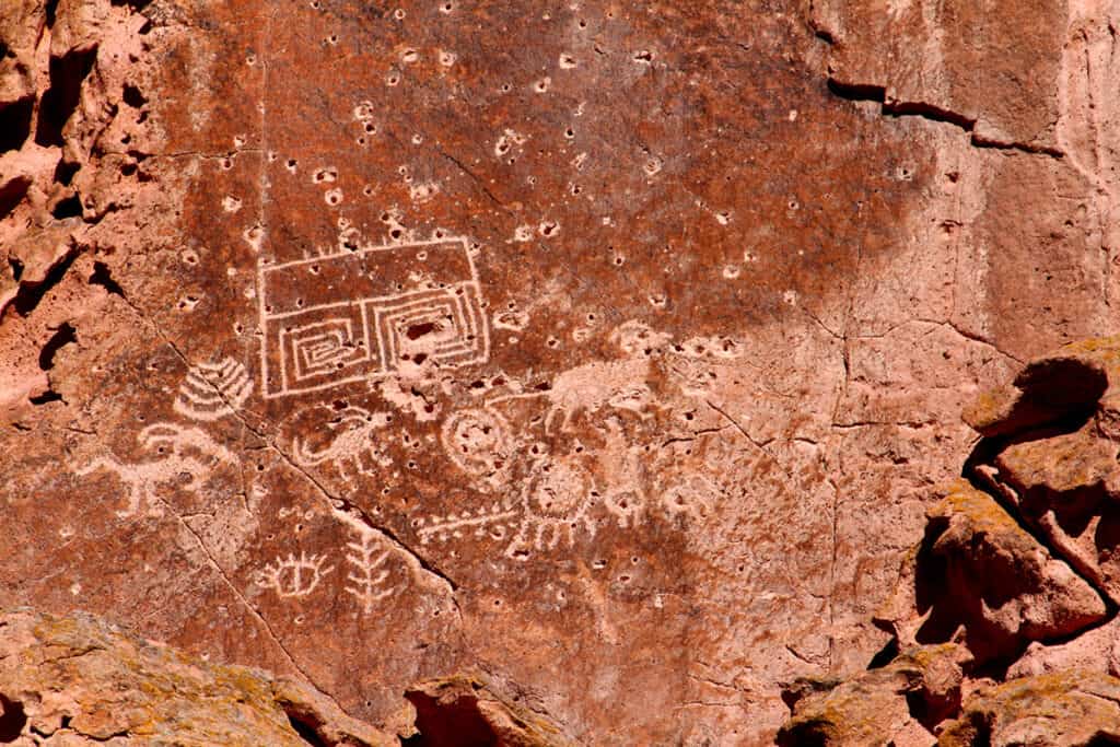 Petroglyphs at Fremont Indian State Park