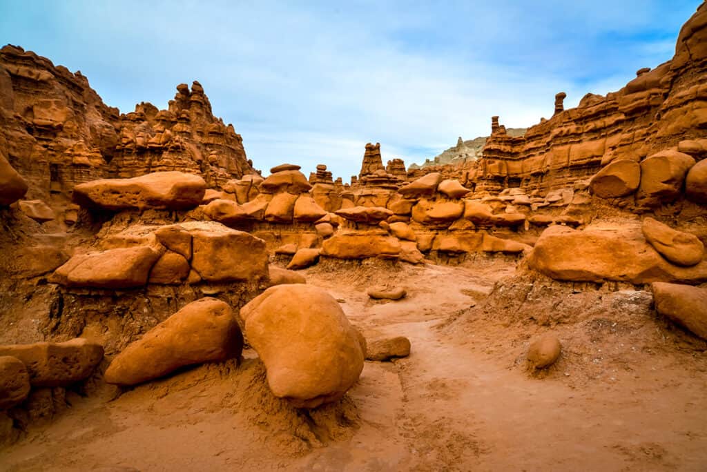 Fairy chimneys at Goblin Valley State Park