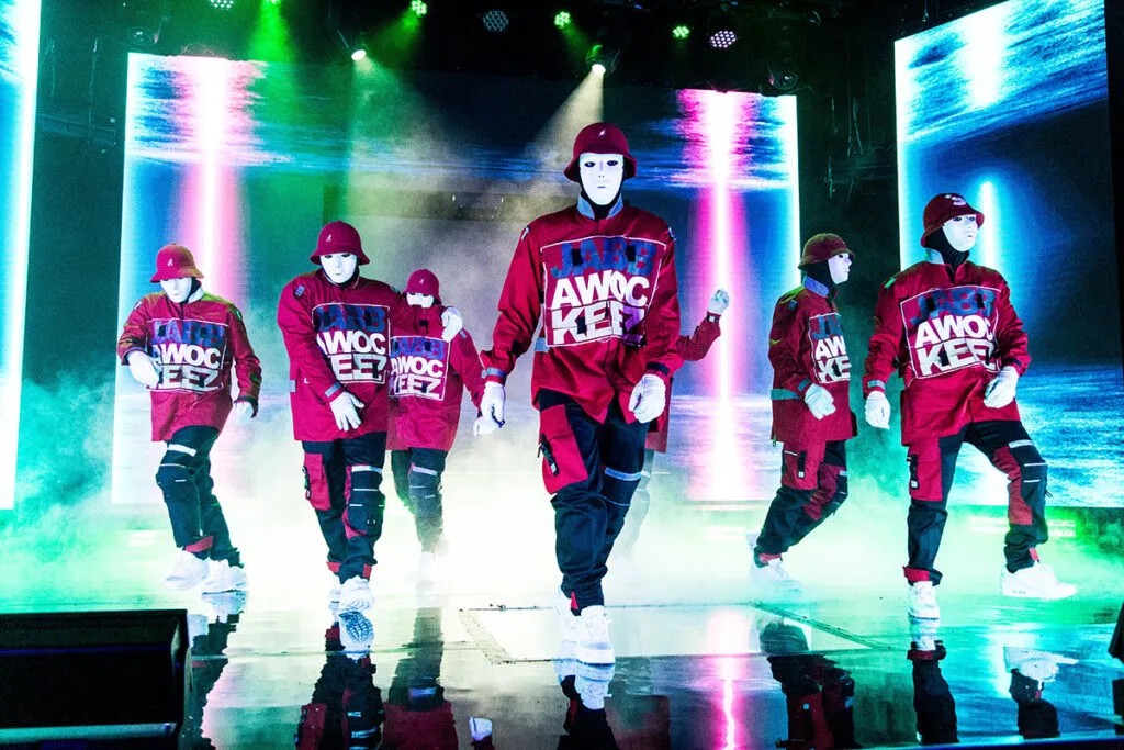 Jabbawockeez on stage