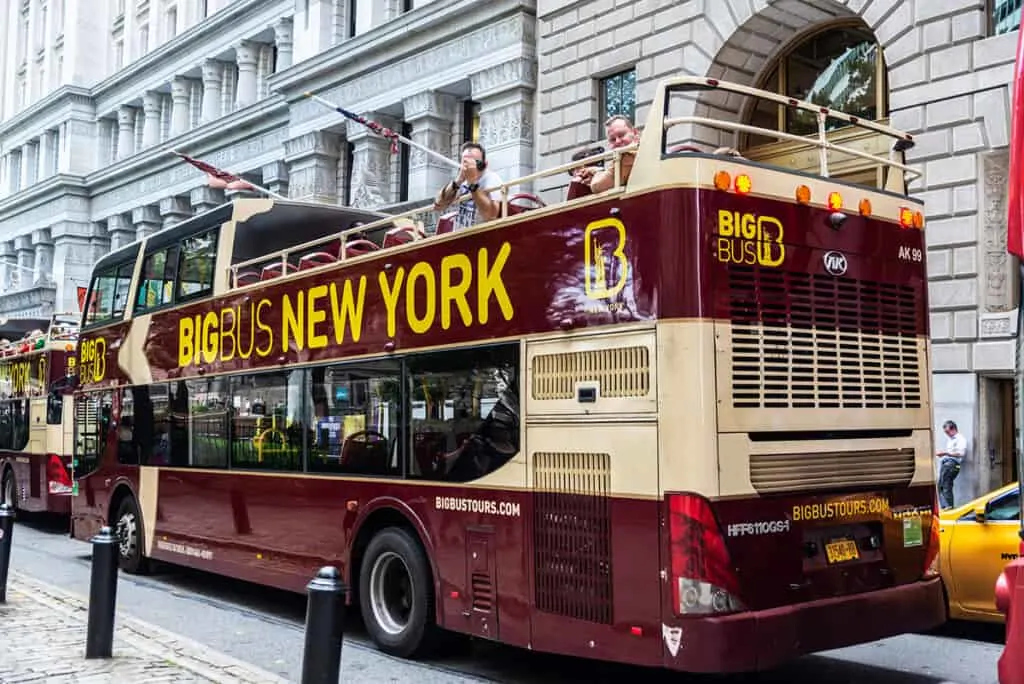 Big Bus tour NYC