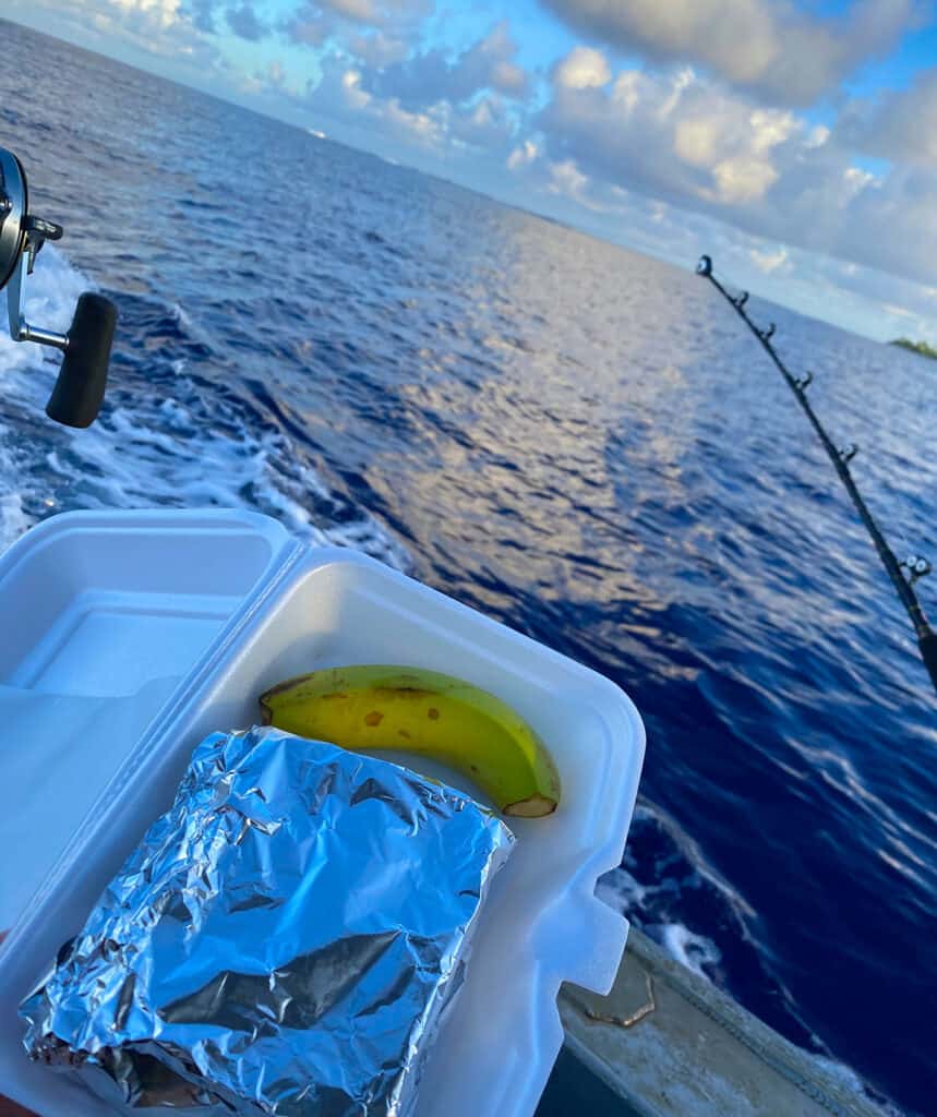 banana on the boat!