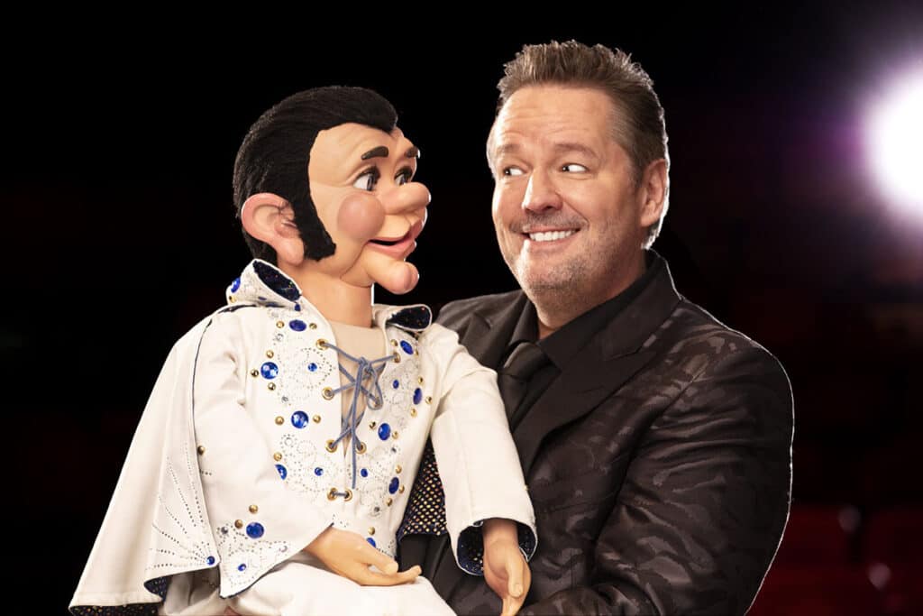 Terry Fator and his ventriloquist dummy