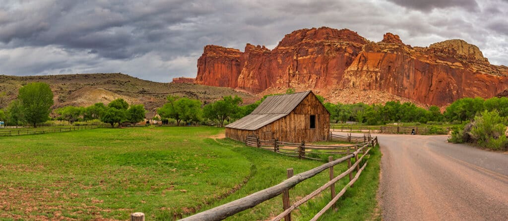 The famous Fruita Barn