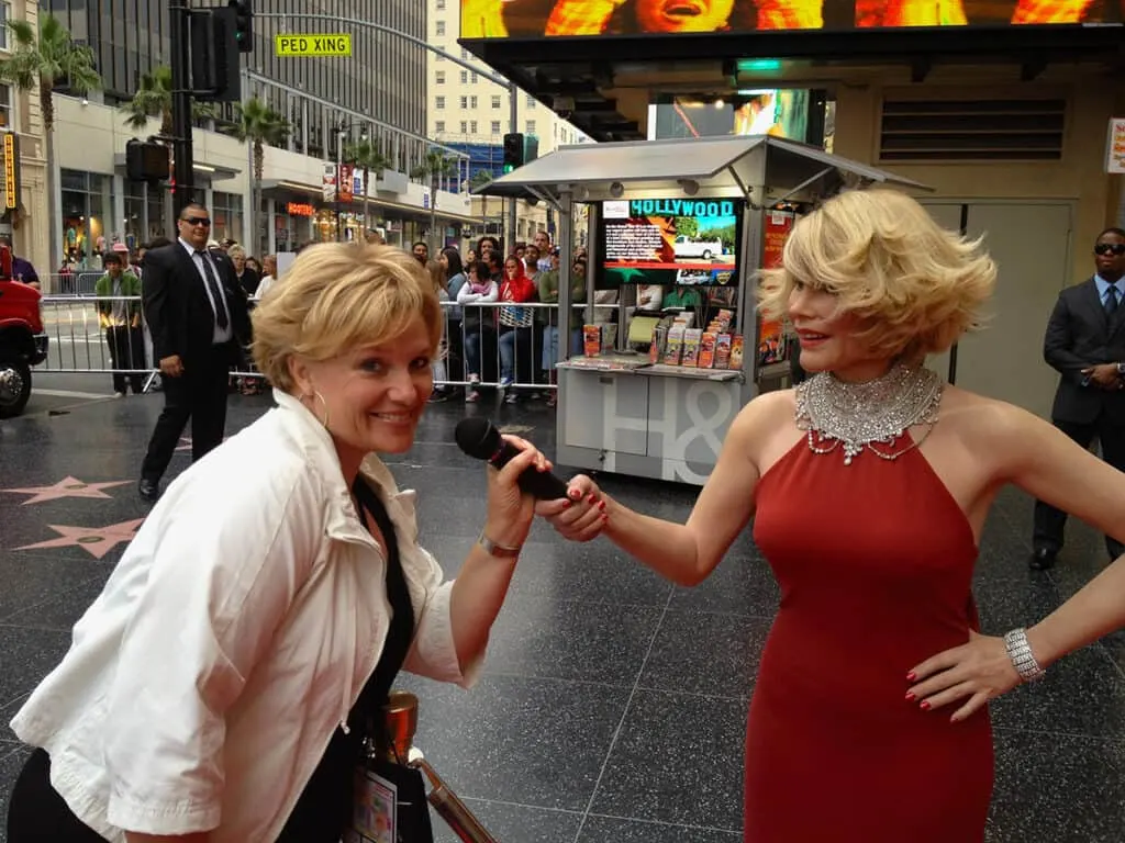 Me and Joan Rivers on the red carpet!