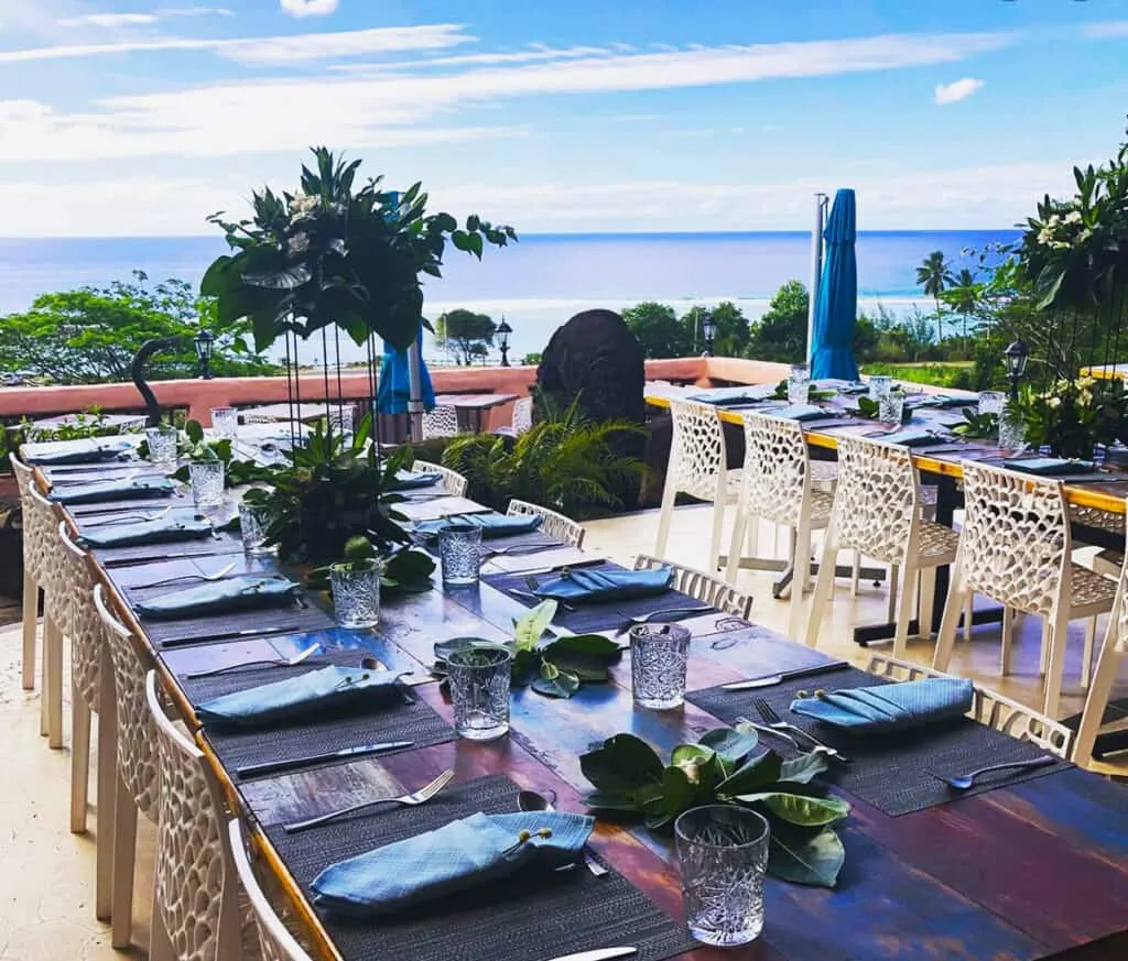 Sunset dinner at Antipodes