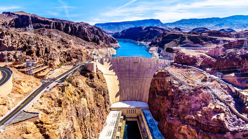 Hoover Dam aerial pic