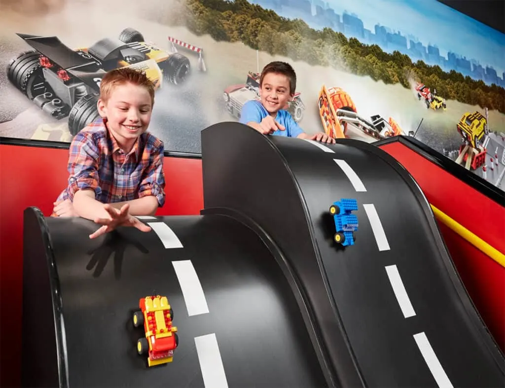Build a race car and see who wins at LEGOland