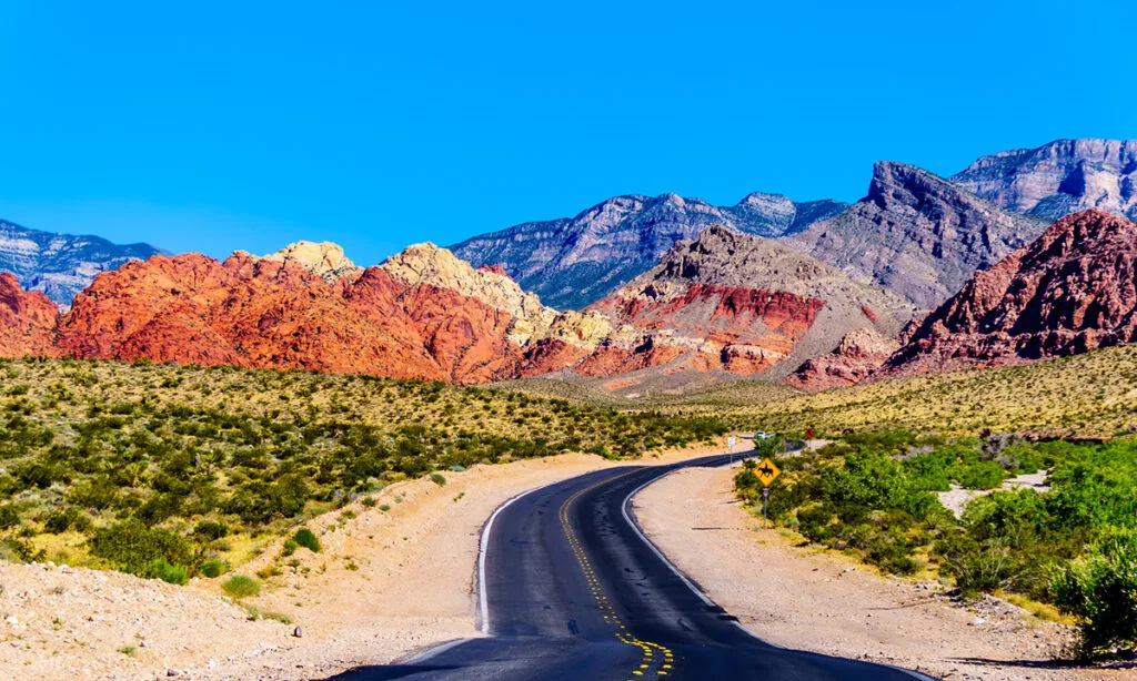 The road to Red Rock