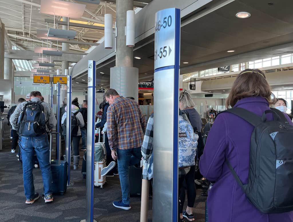 Boarding positions on Southwest Airlines