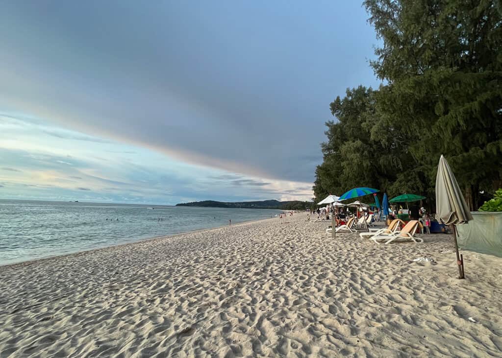 Bang Tao Beach in front of Dust Thani