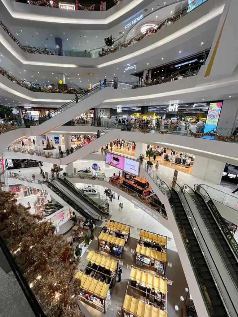 Inside ICONSIAM shopping mall