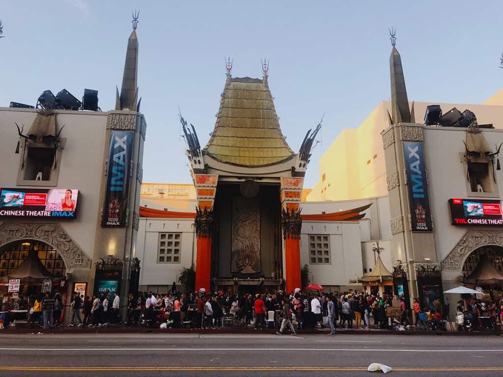 The famous Chinese Theater, Hollywood