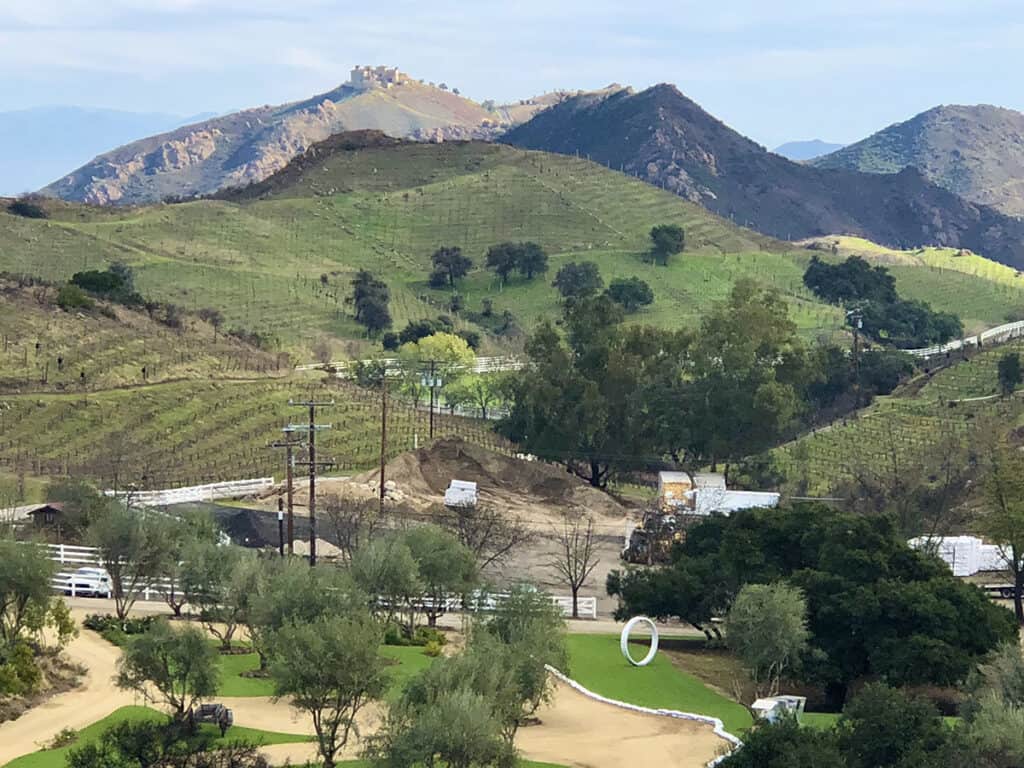 Rolling Malibu vineyards