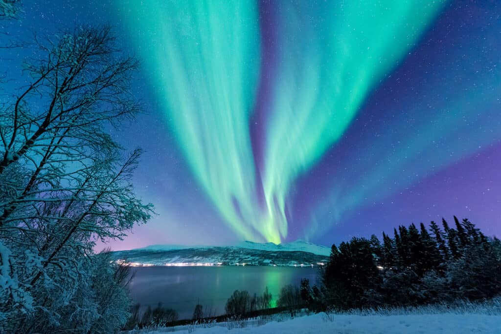 The stunning Northern Lights in Norway