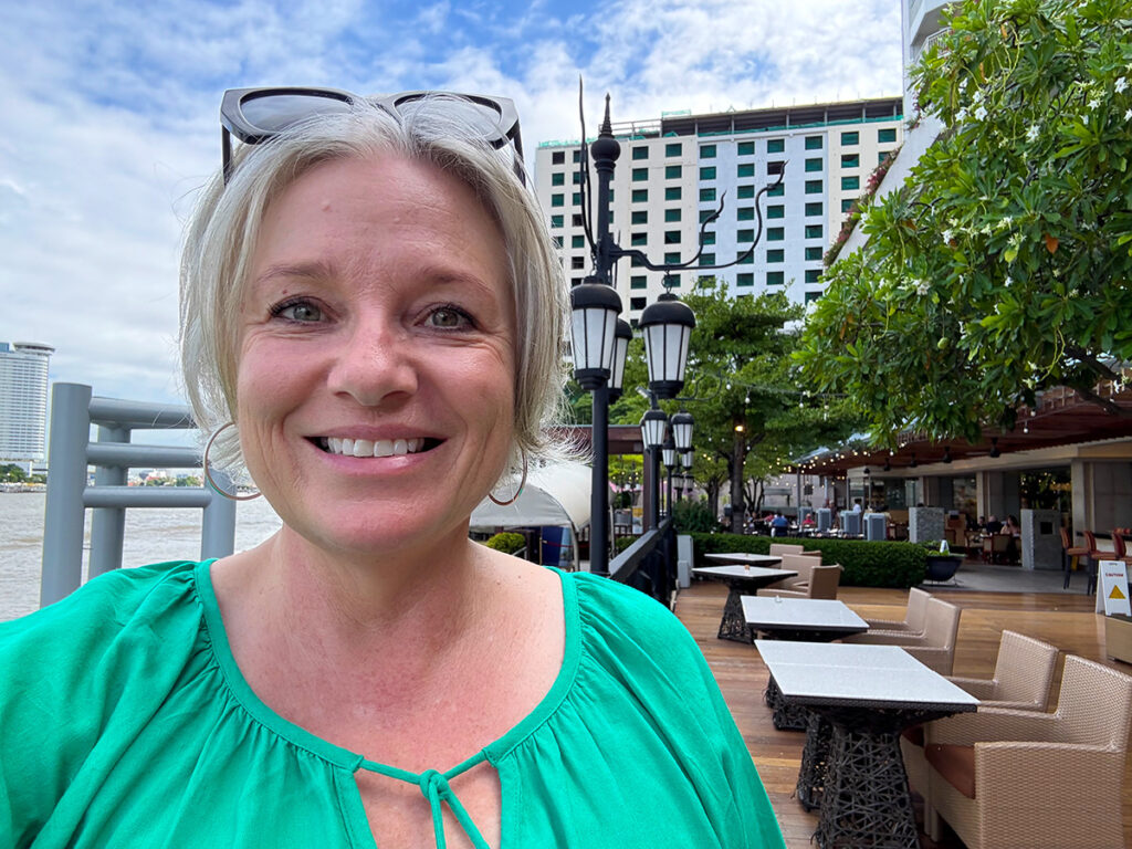 Megan at Shangri La Bangkok