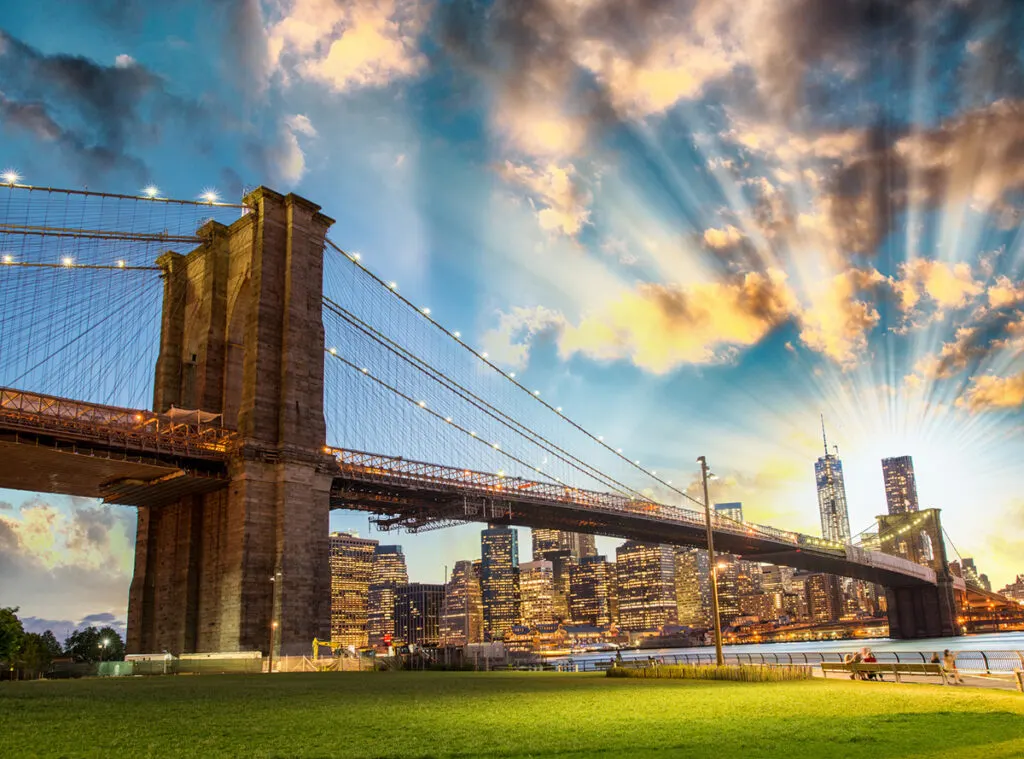 Amazing view from Brooklyn Bridge Park