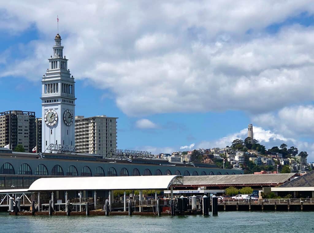 San Francisco Ferry Building from the water