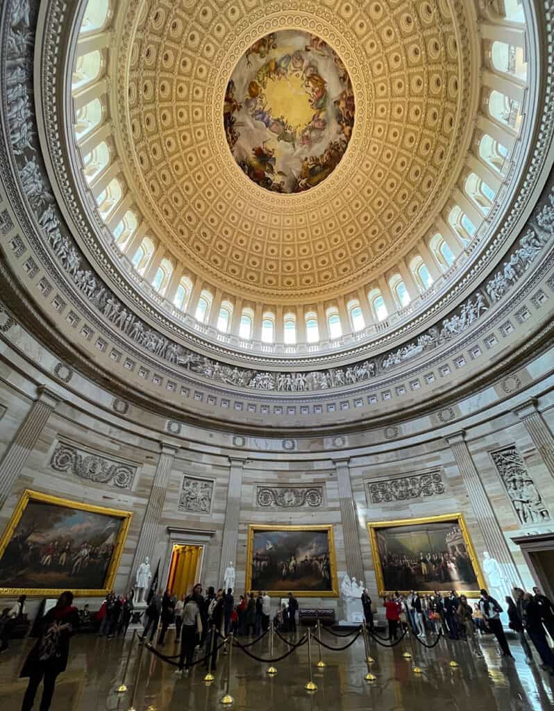 Inside the hallowed halls of the Capitol Building