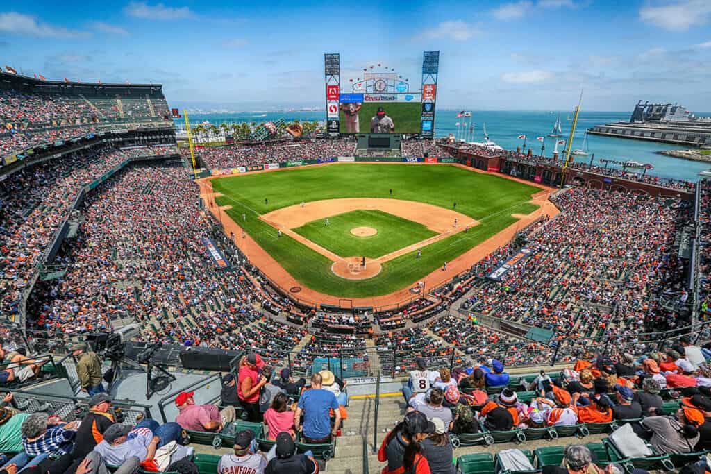Oracle Park, home of the Giants