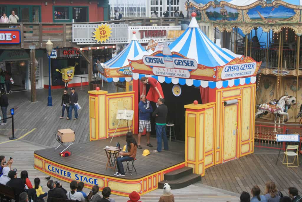 A performance on PIER 39