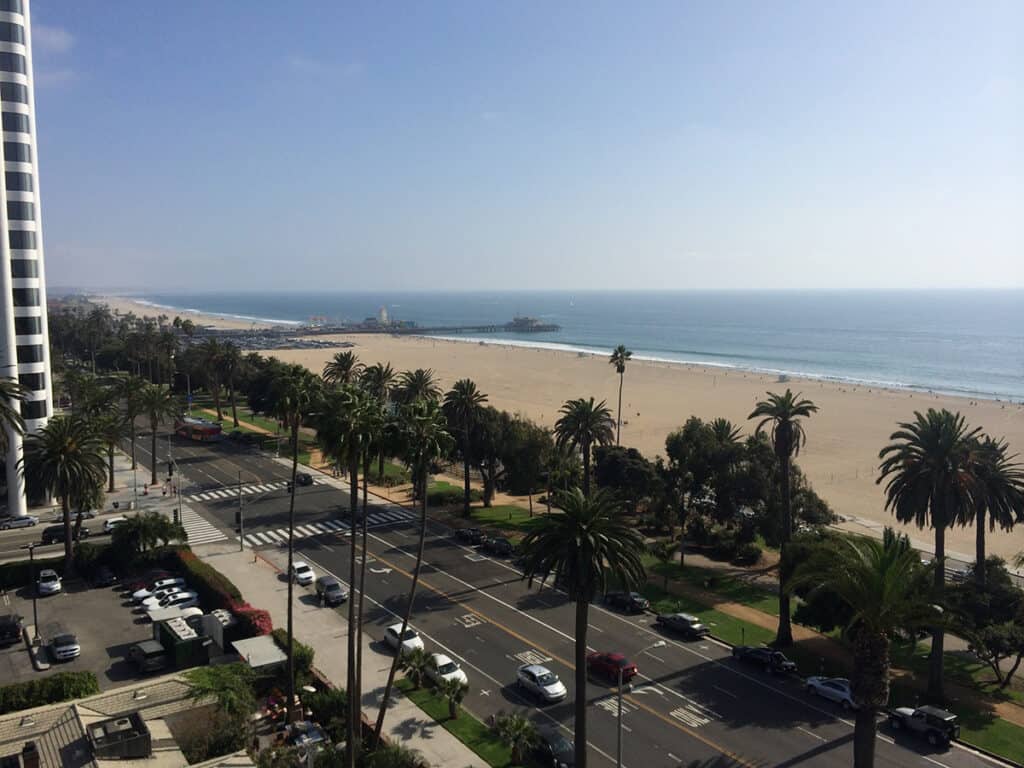 View from the top of Shangri La, Santa Monica